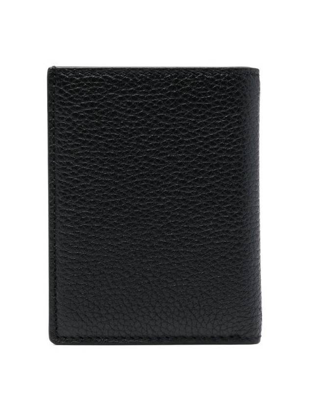 T Line Logo Fold Card Wallet Black - TOM FORD - BALAAN 3