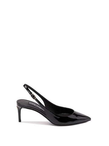 patent leather CARDINALE slingback CG0606A1471 80999 NERO B0170444769 - DOLCE&GABBANA - BALAAN 1