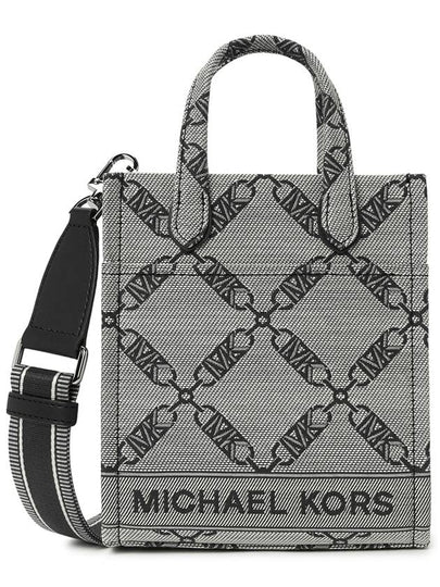 Gigi Extra Small Jacquard Tote Bag Grey - MICHAEL KORS - BALAAN 2