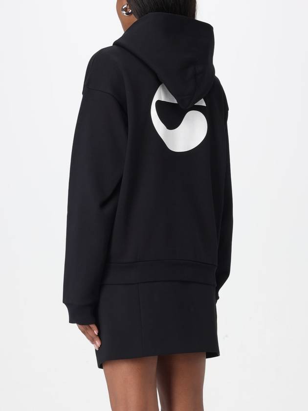 Logo Loose Fit Hoodie Top Black - COPERNI - BALAAN 5