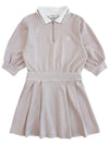 Volume sleeve golf dress BEIGE - MONBIRDIE GOLF - BALAAN 2