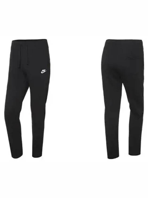 Mens NSW Club Open Ham Jersey Pants Black - NIKE - BALAAN 7