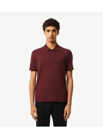 Men s Movement Short Sleeve Polo Brown - LACOSTE - BALAAN 1