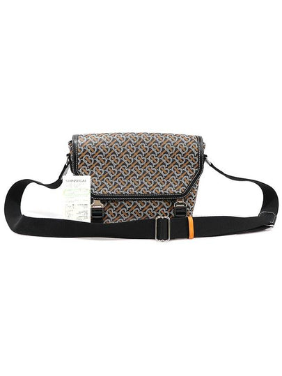 80590671 Multi color TB Monogram Print Canvas WRIGHT Light Small Messenger Cross Bag - BURBERRY - BALAAN 2