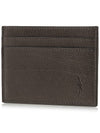 Cassandra Shadow Card Wallet Dark Anthracite - SAINT LAURENT - BALAAN 3