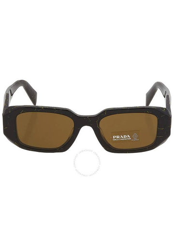 Prada Dark Brown Rectangular Ladies Sunglasses PR 17WSF 19D01T 51 - PRADA - BALAAN 1