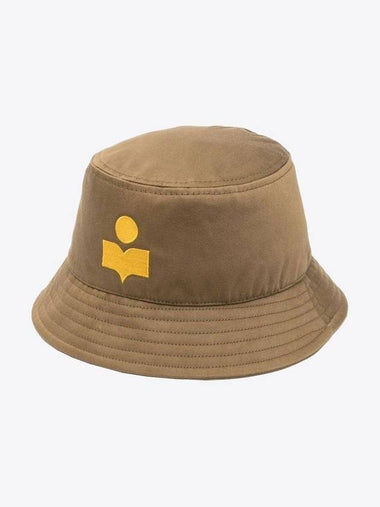 Hailey Logo Bucket Hat Khaki - ISABEL MARANT - BALAAN 1