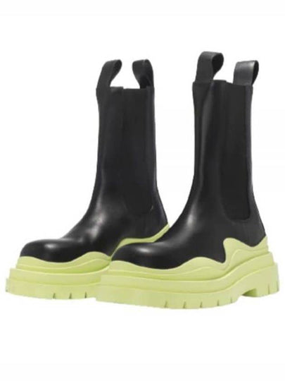 Tire Chelsea Boots Black Yellow - BOTTEGA VENETA - BALAAN 2