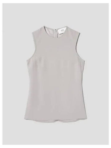 Women s Round Neck Tank Top Sleeveless T Shirt Beige Domestic Product - AMI - BALAAN 1