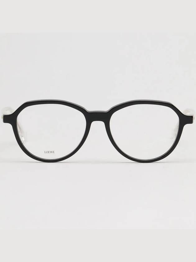 Glasses frame LW50010U 001 black horn rim - LOEWE - BALAAN 3