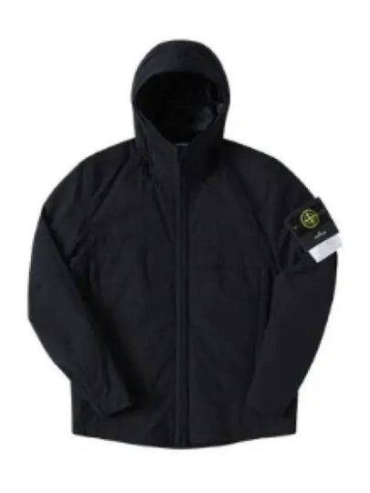 Men's Soft Shell Pure Insulation Technology Primaloft Hooded Jacket Black - STONE ISLAND - BALAAN 2