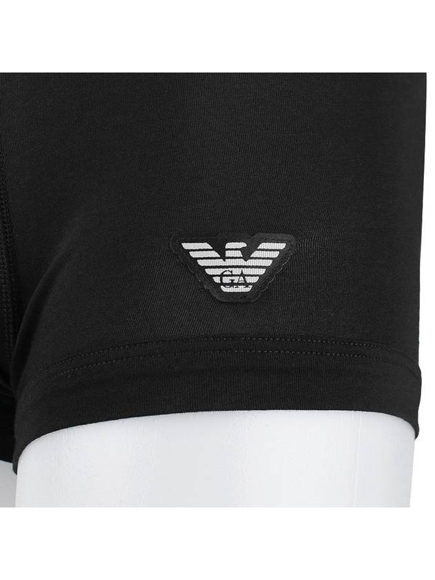 Men's Logo Boxer Briefs Black - EMPORIO ARMANI - BALAAN 8