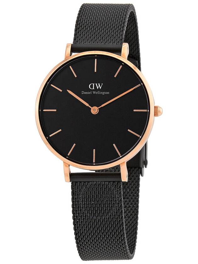 Daniel Wellington Quartz Black Dial Ladies Watch DW00100201 - DANIEL WELLINGTON - BALAAN 1