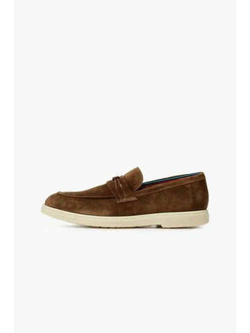 MONTALCINI Suede Driving Shoes Olive - PAUL SMITH - BALAAN 1