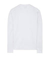 Garment Dyed Stitches Four Print Crewneck Sweatshirt White - STONE ISLAND - BALAAN 4