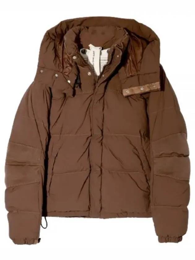 Aspen Combo Down Jacket Padded Brown - TEN C - BALAAN 2