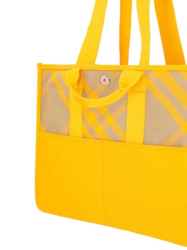 Pocket Shopper Tote Bag Yellow - BURBERRY - BALAAN 4