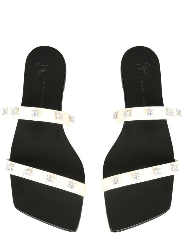 LOW SANDALS WITH STONES - GIUSEPPE ZANOTTI - BALAAN 3