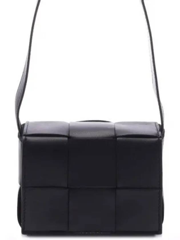 Intrecciato Cassette Small Cross Bag Black - BOTTEGA VENETA - BALAAN 2