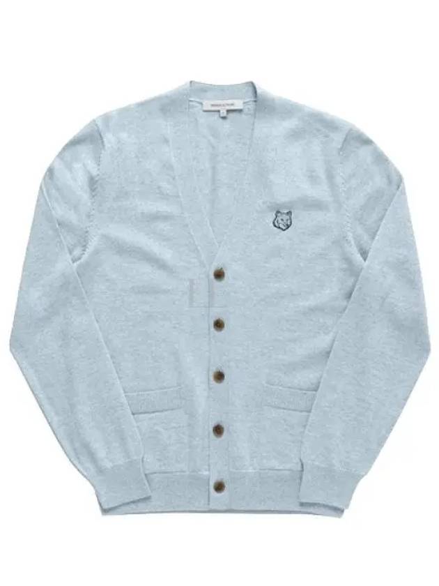 Bold Fox Head Patch Regular Cardigan Black - MAISON KITSUNE - BALAAN 2