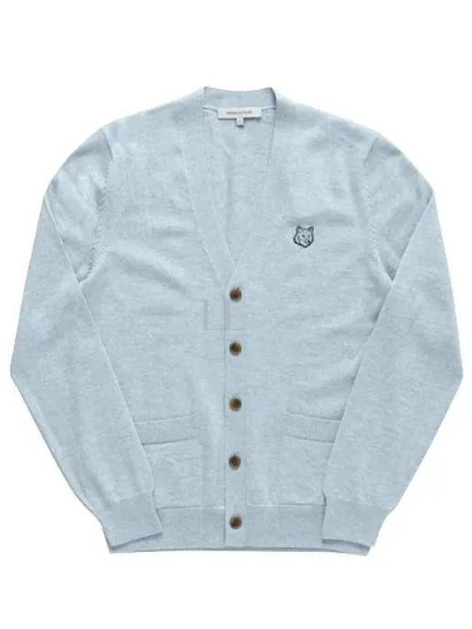 Bold Fox Head Patch Regular Cardigan Black - MAISON KITSUNE - BALAAN 2