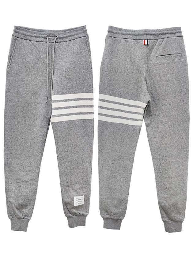 Men's Classic Loopback Engineered 4-Bar Sweatpants Light Grey - THOM BROWNE - BALAAN 2