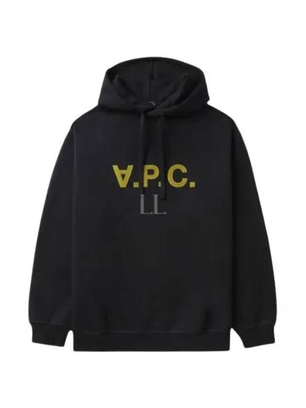 Logo Print Hoodie Black - A.P.C. - BALAAN 2