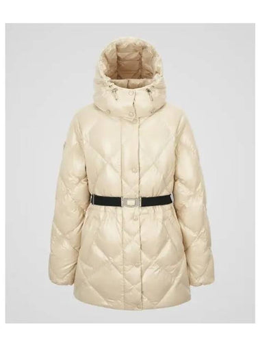 Points 5 Aliska N Beige Women s Down Jacket - DUVETICA - BALAAN 1