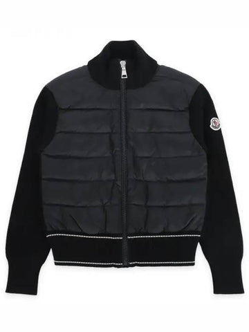 Kids Down Mix Padding Jacket Black 9B00001 M1447 999 8 10A 1054059 - MONCLER - BALAAN 1