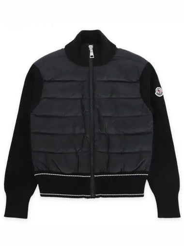 Kids Down Mix Padding Jacket Black 9B00001 M1447 999 8 10A 270954 1126100 - MONCLER - BALAAN 1