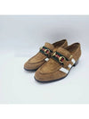 Horsebit 3 Stripe Suede Loafers Brown - GUCCI - BALAAN 2