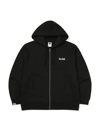 KODAK logo brushed hood zip up BLACK - KODO - BALAAN 1