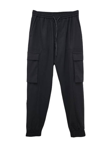 Wool Blended Track Pants Black - JUUN.J - BALAAN 1