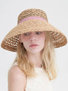 Audrey Braid Straw Hat Beige - BROWN HAT - BALAAN 2