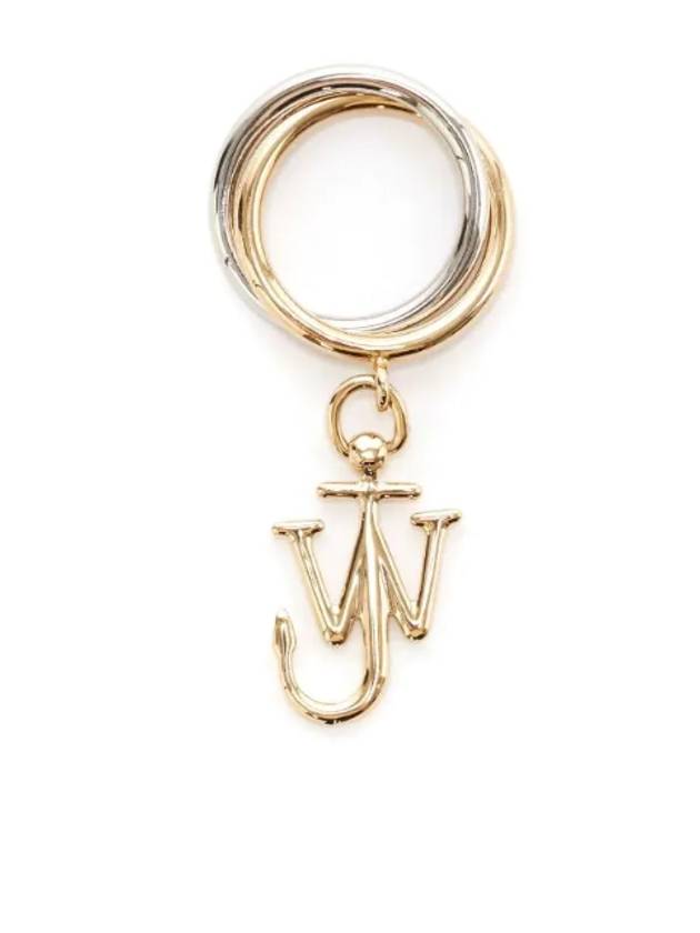 Anchor Charm Double Loop Ring JY0150OT0029124 - JW ANDERSON - BALAAN 1