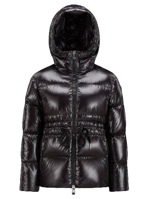 Taleve Short Down Jacket Black - MONCLER - BALAAN 1