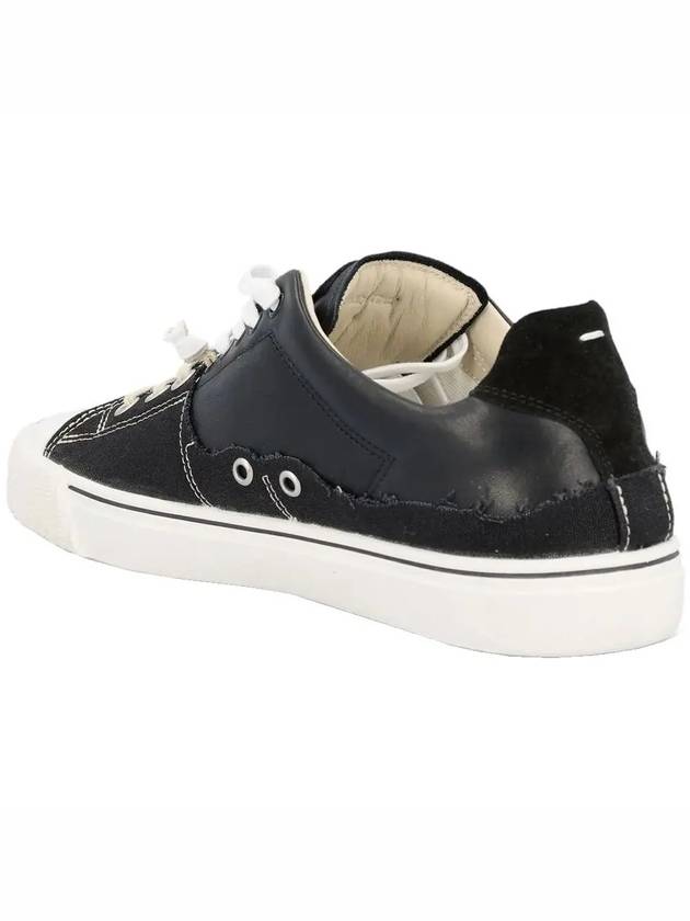 New Evolution Leather Low Top Sneakers Black - MAISON MARGIELA - BALAAN 5