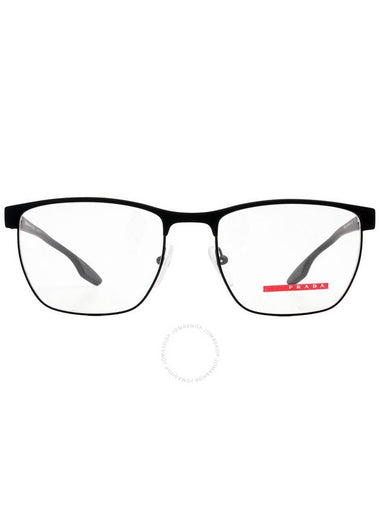 Prada Linea Rossa Demo Rectangular Men's Eyeglasses PS 50LV 4891O1 55 - PRADA - BALAAN 1