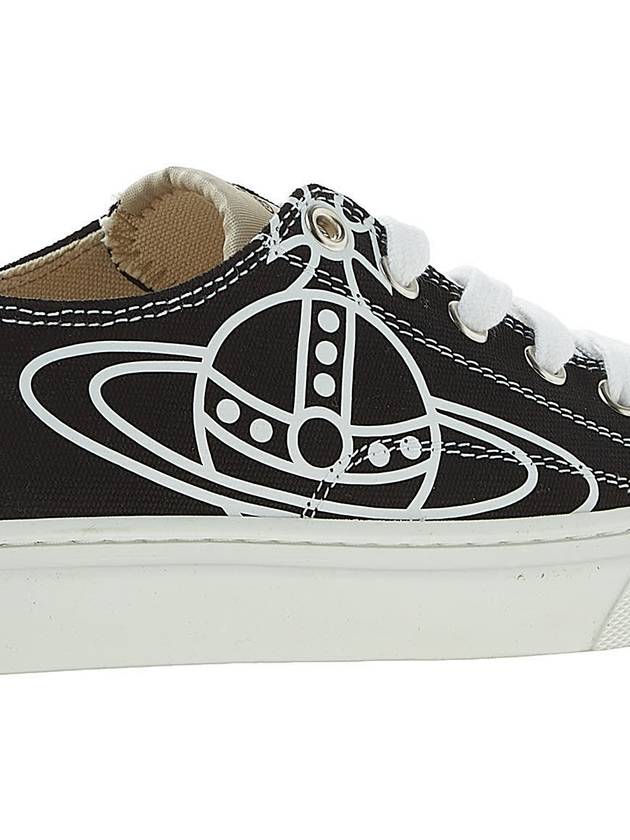 ORB Logo Low Top Sneakers Black - VIVIENNE WESTWOOD - BALAAN 11