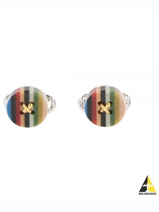 Stripe Button Cufflinks - PAUL SMITH - BALAAN 2