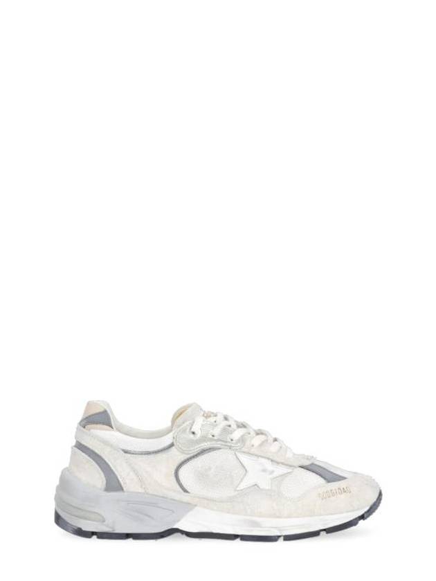 Mesh and Suede Leather Dad-Star Sneakers White Beige - GOLDEN GOOSE - BALAAN 2