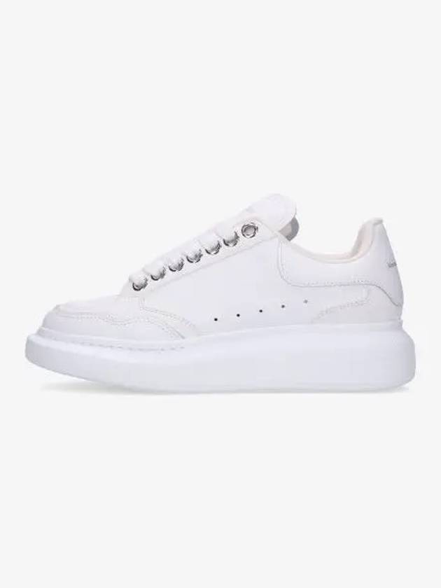 Larry Two Tone Suede Leather Low Top Sneakers White - ALEXANDER MCQUEEN - BALAAN 2