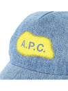 Eden Embroidered Logo Ball Cap Blue - A.P.C. - BALAAN 6