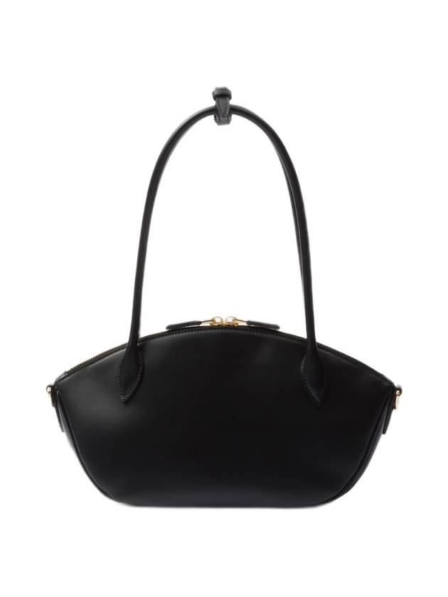 Small Leather Hand Shoulder Bag Black - PRADA - BALAAN 4