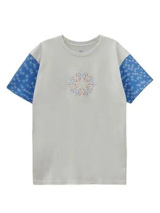 star graphic print short sleeve t shirt white tee - ERL - BALAAN 1