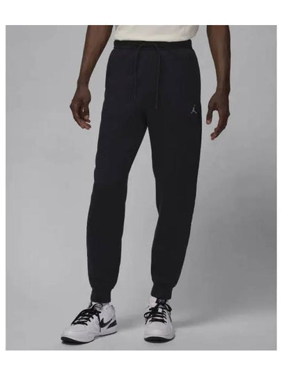 Jordan Brooklyn Fleece Pants M Black White FV7277 010 - NIKE - BALAAN 2