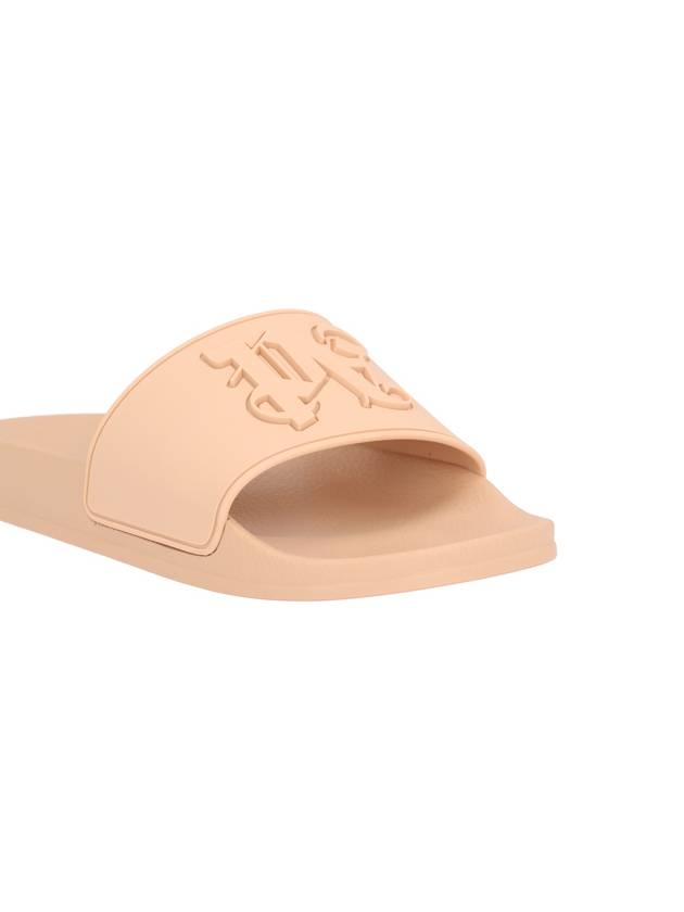 embossed monogram slider sandals - PALM ANGELS - BALAAN 5