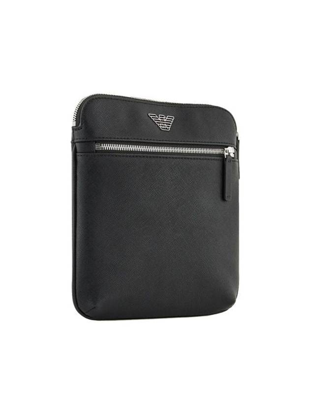 Eco Leather Messenger Bag Black - EMPORIO ARMANI - BALAAN 5