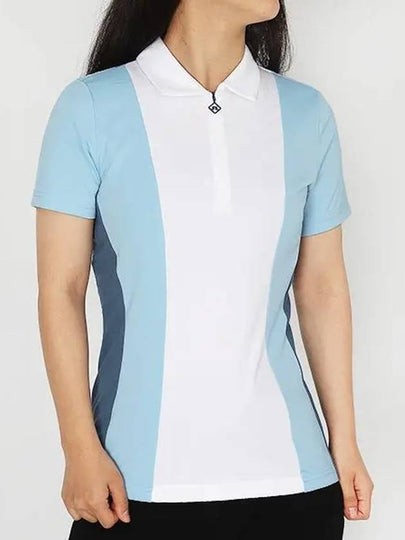 Women's Evelina Golf Polo Shirt Blue - J.LINDEBERG - BALAAN 2