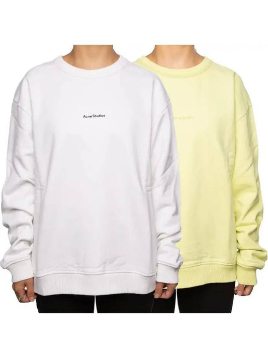 Acne Logo Overfit Sweatshirt Women 2 Colors AI0067 - ACNE STUDIOS - BALAAN 1